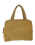 PRD Hand Bag Nylon Beige Auth 69941
