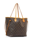 Brown LV Monogram Neverfull MM Tote Bag