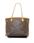 Brown LV Monogram Neverfull MM Tote Bag