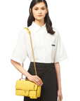 PRD Diagramme Medium Leather Bag Yellow