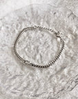 Christian D1OR CD Logo Bracelet Silver Vintage isyvk5