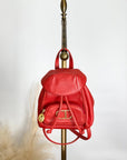 Christian D1OR CD Logo Backpack Red Vintage pz728i