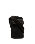 Black LV Aerogram Phone Pouch Crossbody Bag