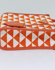 PRD Hand Bag Canvas 2way Orange Auth 71577SA