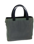 PRD Hand Bag Nylon Khaki Auth 71848