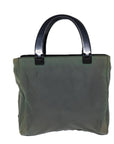 PRD Hand Bag Nylon Khaki Auth 71848