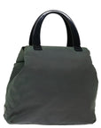 PRD Hand Bag Nylon Khaki Auth 72006