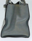 PRD Hand Bag Leather 2way Gray Auth 72026