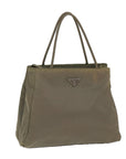 PRD Hand Bag Nylon Gray Auth 72494