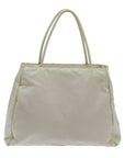 PRD Hand Bag Nylon Beige Auth 72704