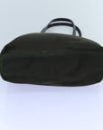 PRD Hand Bag Nylon Khaki Auth 72729