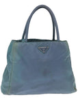 PRD Hand Bag Nylon Blue Auth 72857