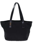 PRD Hand Bag Nylon Black Auth 72864