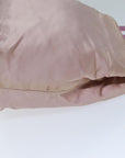 PRD Hand Bag Satin Pink Auth 73154