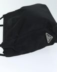 PRD Hand Bag Nylon Black Auth 73878