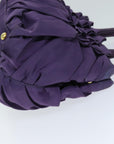 PRD Hand Bag Nylon Purple Auth 74403