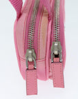 PRD Hand Bag Nylon Pink Auth 74569