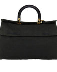 CHRISTIAN D1OR Canage Hand Bag Nylon 2way Khaki Auth 74669