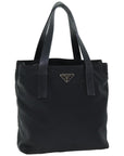 PRD Hand Bag Nylon Black Auth 75050