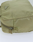 PRD Hand Bag Nylon Beige Auth 75637