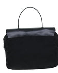 PRD Hand Bag Nylon Black Auth 75647