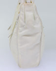 PRD Hand Bag Nylon White Auth 75995