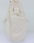 PRD Hand Bag Nylon White Auth 75995