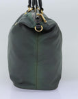 PRD Hand Bag Nylon 2way Green Auth 76129