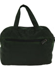 PRD Hand Bag Nylon Khaki Auth 76455
