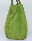 PRD Hand Bag Nylon Green Auth 76574