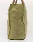 PRD Hand Bag Nylon Khaki Auth 76734