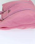 PRD Hand Bag Nylon 2way Pink Auth 76801