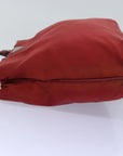 PRD Hand Bag Nylon Red Auth 76974