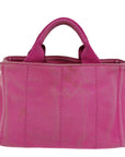 PRD Canapa PM Hand Bag Canvas 2way Pink Auth 76984