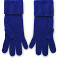 BBERRY Blue Cashmere Blend Gloves Woman