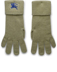 BBERRY Beige Cashmere Blend Gloves Woman