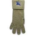 BBERRY Beige Cashmere Blend Gloves Woman