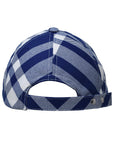 BBERRY 'Check' Blue Wool Blend Hat Woman