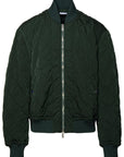 BBERRY Bomber Jacket In Green Nylon Man