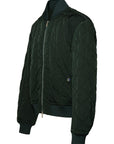 BBERRY Bomber Jacket In Green Nylon Man