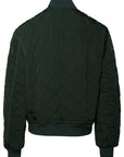 BBERRY Bomber Jacket In Green Nylon Man