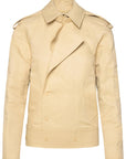 BBERRY Beige Paper-Fibre Blend Jacket Woman