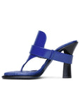 BBERRY 'Bay' Blue Leather Sandals Woman