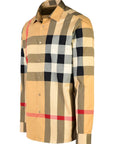 BBERRY 'Summerton' Beige Cotton Shirt Man