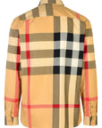 BBERRY 'Summerton' Beige Cotton Shirt Man