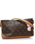 Brown LV Monogram Panda Trotteur Takashi Murakami Crossbody Bag