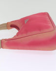 PRD Hand Bag Nylon Pink Auth 77341
