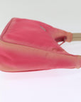 PRD Hand Bag Nylon Pink Auth 77341