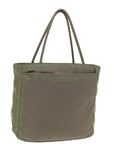 PRD Hand Bag Nylon Khaki Auth 77350