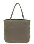 PRD Hand Bag Nylon Khaki Auth 77350